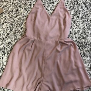 Blush mauve romper